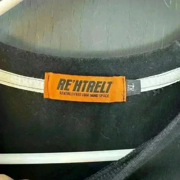 Re-Fusion Re’htrelt Short Sleeve Tee Black 
Cotton Japanese Streetwear‎ Urban xL - Picture 5 of 9